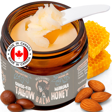Grass-Fed Beef Tallow and Manuka Honey Balm - Unscented