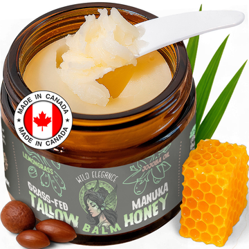 Grass-Fed Beef Tallow and Manuka Honey Balm - Lemongrass
